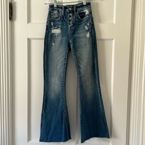 Flying Monkey ankle flare jeans